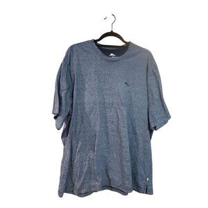Tommy Bahama Mens Heathered Blue Short Sleeve T-Shirt XLTG Casual Wear